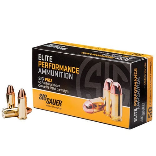 Sig Sauer Elite Ball Performance Pistol Ammo